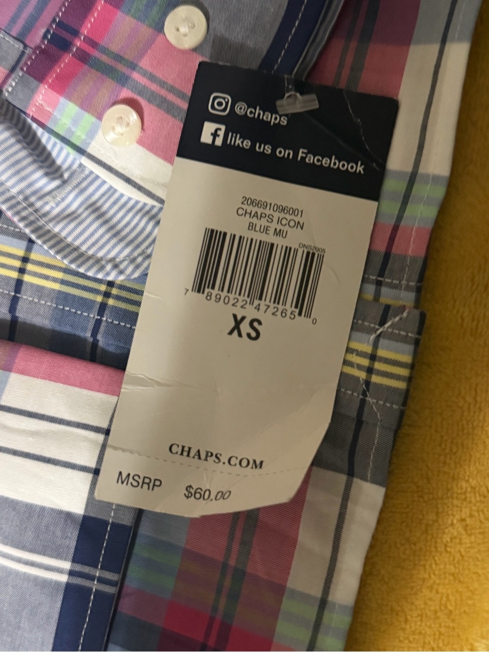 Chaps women’s Multicolor Plaid Button-Down Shirt